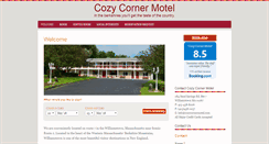 Desktop Screenshot of cozycornermotel.com