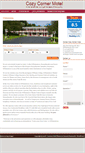 Mobile Screenshot of cozycornermotel.com